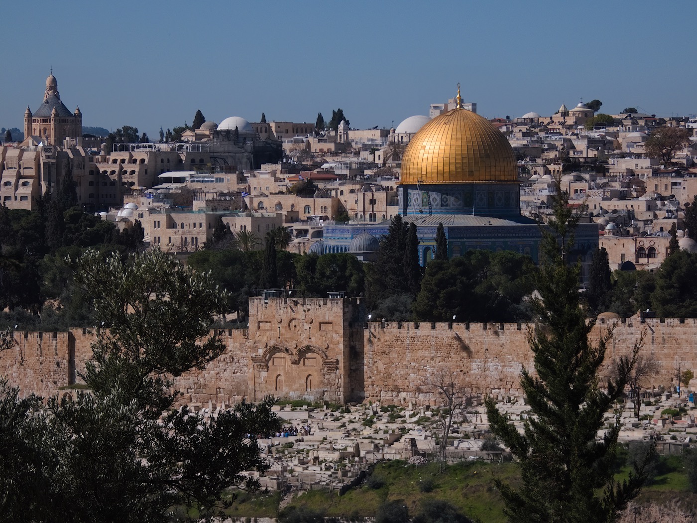 Mount of Olives Vantage to Golden Gate