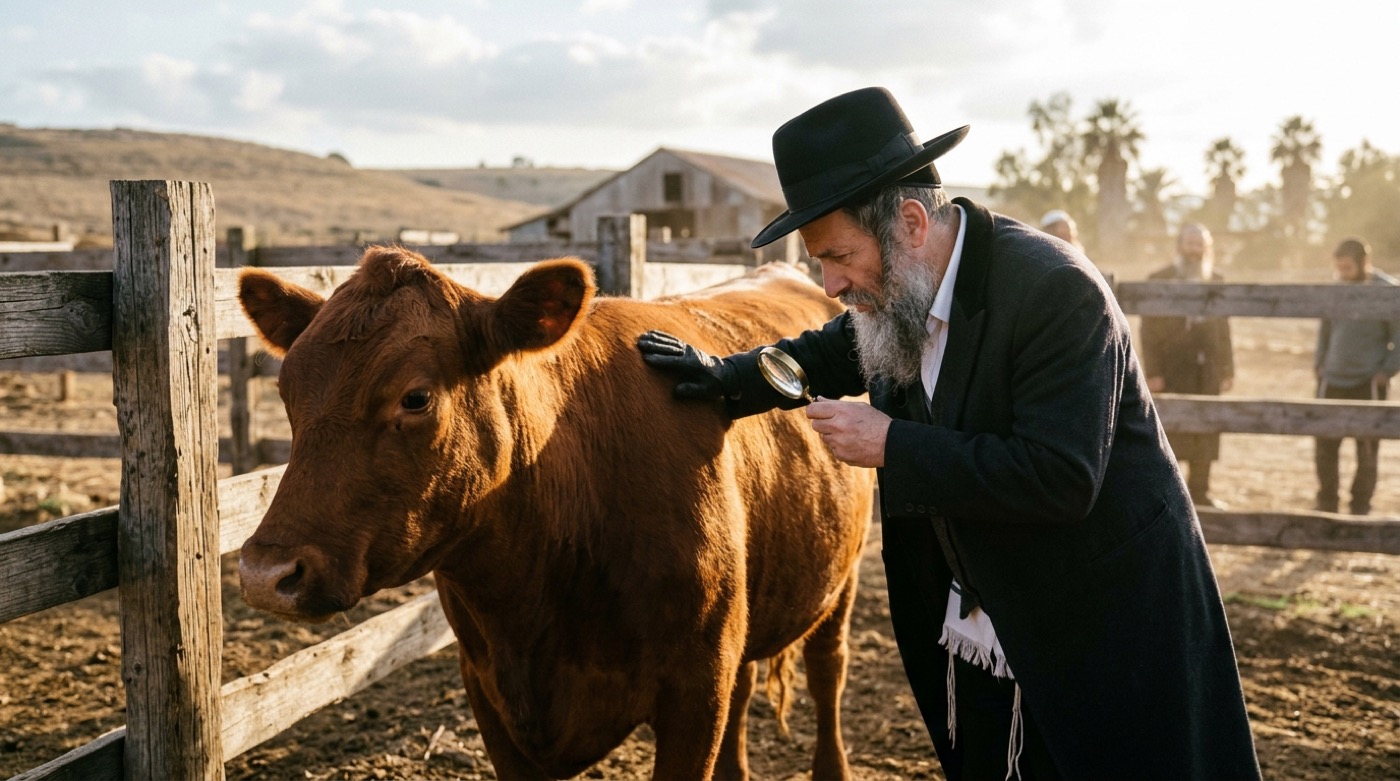 Rabbinic Examination of the Red Heifer